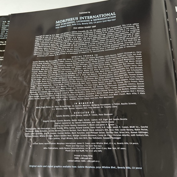 H.R. GIGER'S FILM DESIGN Hardcover Book - Ridley Scott - Alien - Necronomicon I - Picture 13 of 14